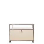 USM Haller white low cabinet