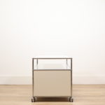 USM Haller white low cabinet - Image 6