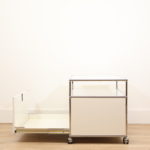 USM Haller white low cabinet - Image 7