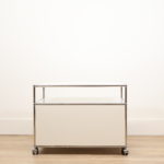 USM Haller white low cabinet - Image 8